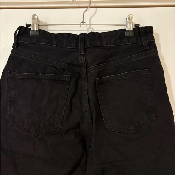 Zara TRF Black Women's Wide Leg Jeans - Picture 7 of 8